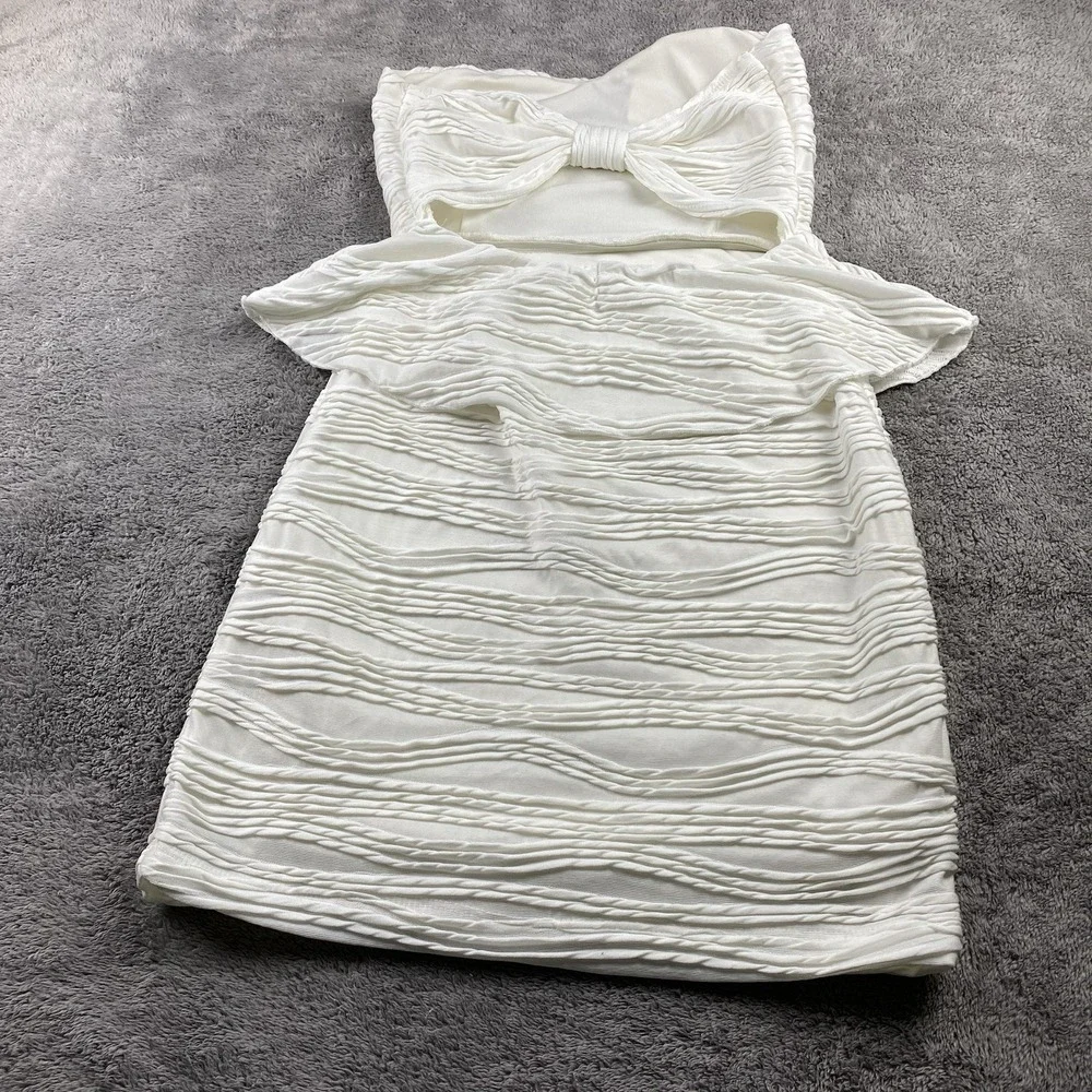 Coveted Clothing Mini Dress Womens 2 White Sleeveless‎